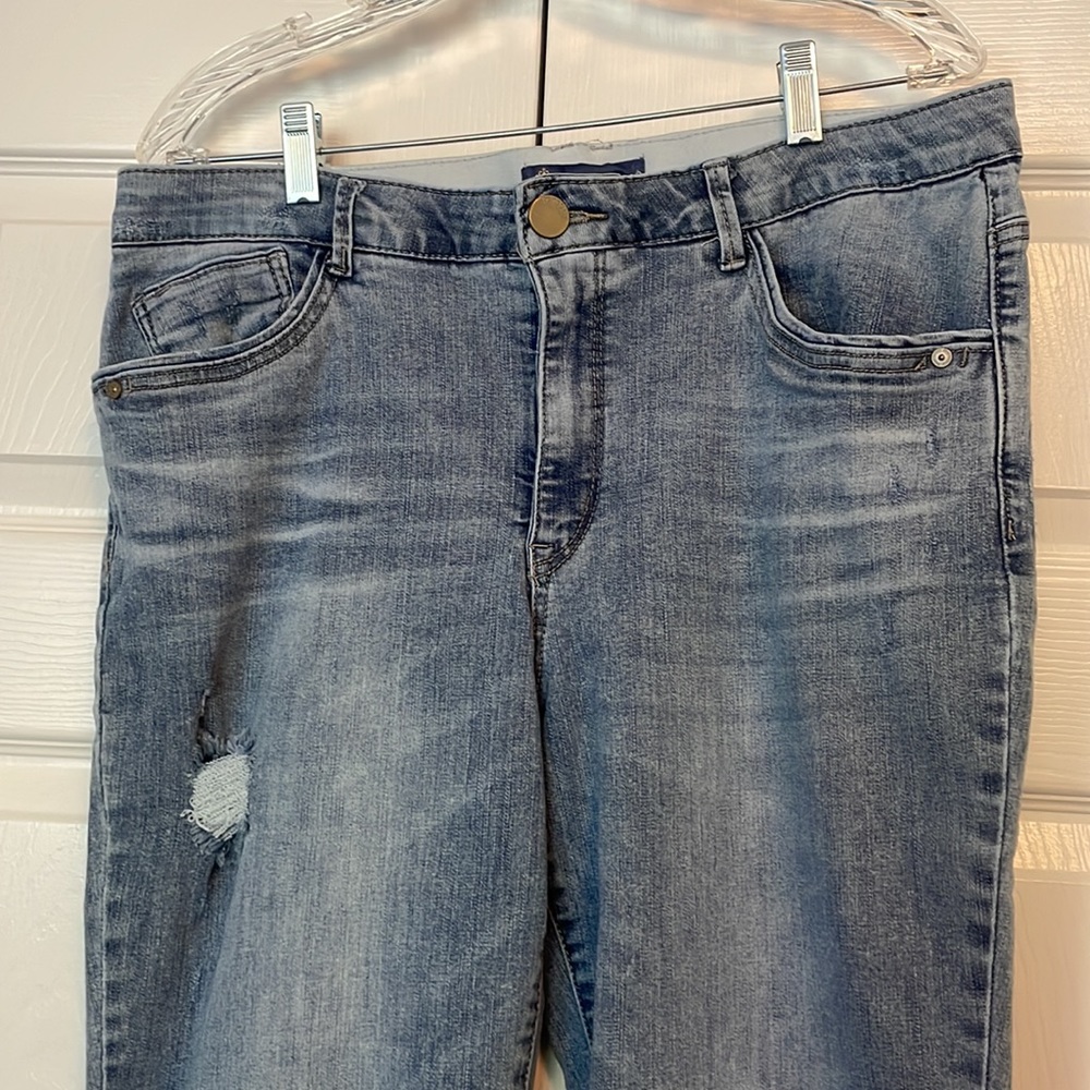 Euc Democracy “Ab”Solution. Size 14. Distressed C… - image 3